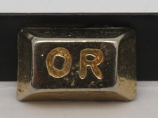 FEVE METAL 3D LE INGOT D'OR