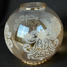 Globe boule en verre lampe à