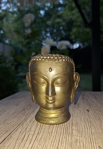Tête bouddha vintage - vintage, en