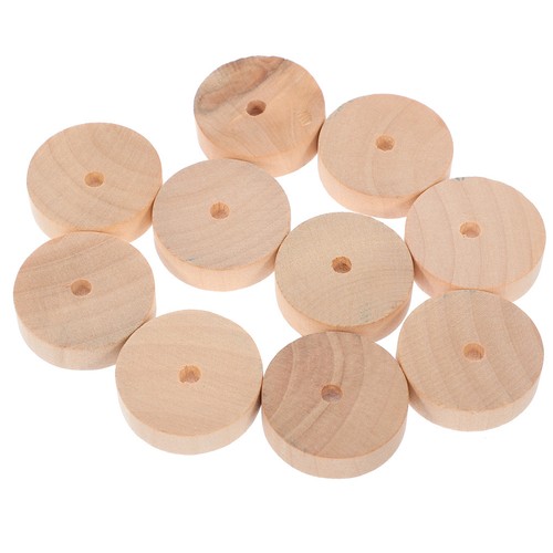 10pcs roues bois petites - ,