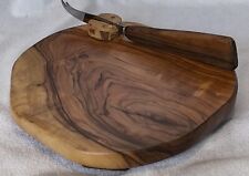 Plateau Fromage Saucisson En Bois Vintage Campagne Retro