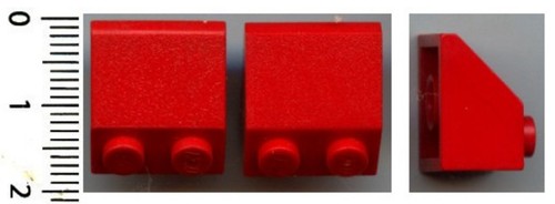 Lego briques 1 pente - briques,