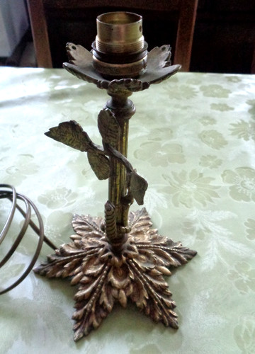 Pied lampe art nouveau - pied, de