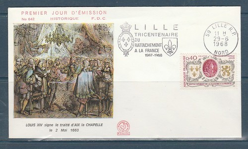 Enveloppe 1er jour traité - 1er,