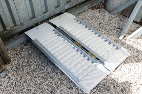 Paire rails accès alu - paire, de