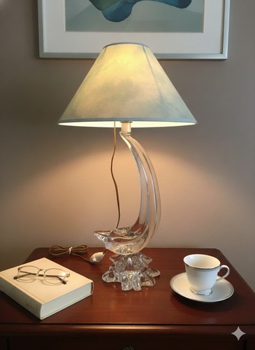 Lampe cristal dauphin 52 - en, h