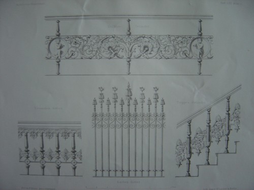 Lithographie garde fous - garde-fous, de