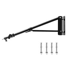 71" Triangle Wall Mount Boom Arm Stand Adjustable For Extensions Ring Light