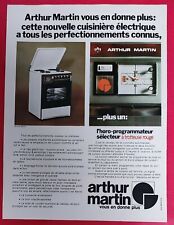 Press advertisement: ARTHUR MARTIN electric stove & heating - 1973