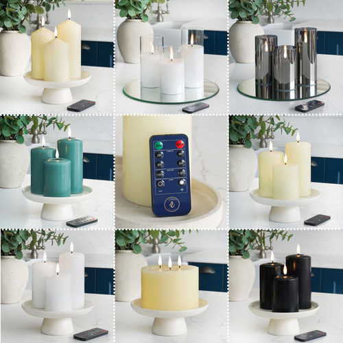 Ember lot bougies led - lot, sans
