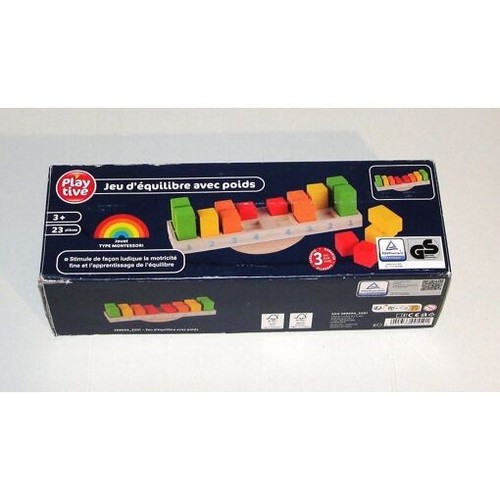 Jeu équilibre bois avec - jeu, d'équilibre