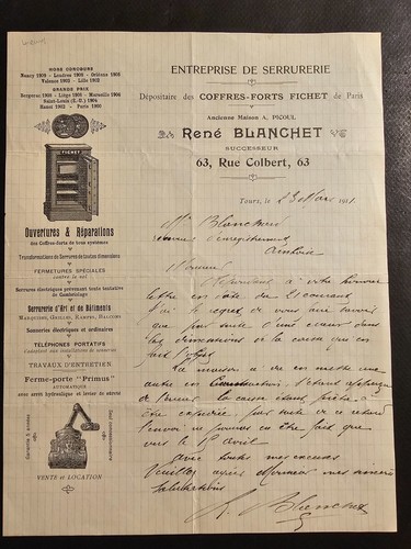 Courrier illustré une - courrier,
