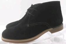 Hush Puppies Medium Moyen Women's 8.5 Black Suede Chukka Boots 