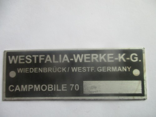 Panneau type westfalia - panneau, Œuvres