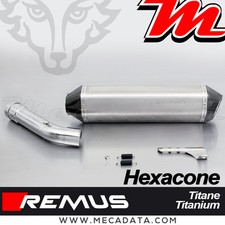 Silencieux Pot échappement Remus Hexacone titane BMW R 1200 R 2010