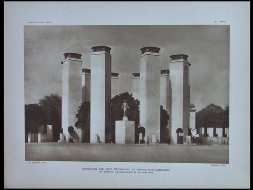 Architecte 1925 exposition - l'architecte,