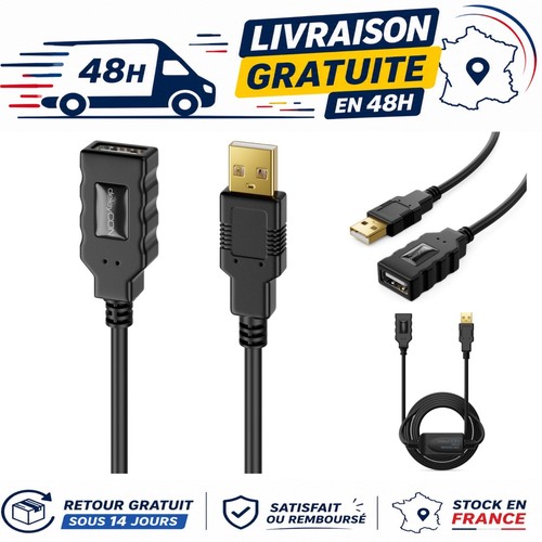 Deleycon câble usb actif - usb,