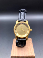 [N Mint/New Belt] Gucci 5100L Quartz Watch Gold Dial Gold Ladies Japan