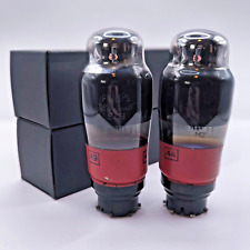 Philips EL3 TEL3 VEL3 3REP6 EL3N tubes, matched pair, tray getter, early type