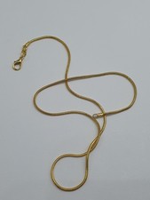 Chaine Serpent En Or Plaquée