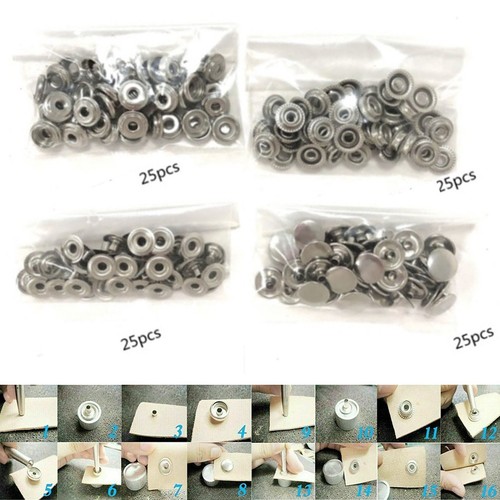 15mm fermoir pression - 15mm, à