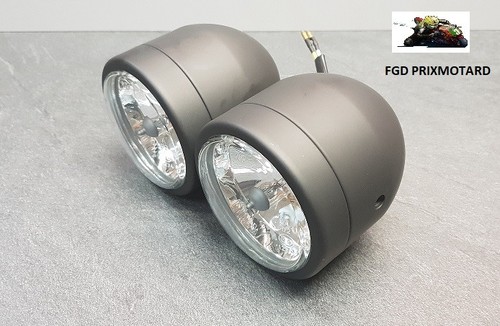 Optique phare moto - moto, double