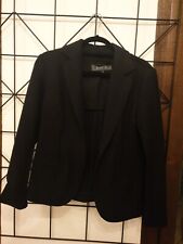 Olivier Strelli Designer Black Jacket size 36 wool jacket