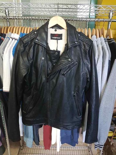 Veste simili cuir - 1, homme