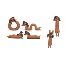 Lot de 2 figurines de teckel