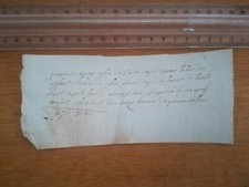 19 January 1811 old notarial deed received guardian child minor 30 francs