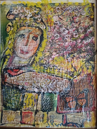 Tableau peinture gouache - peinture,