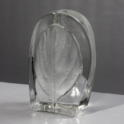 Vase bloc soliflore décor