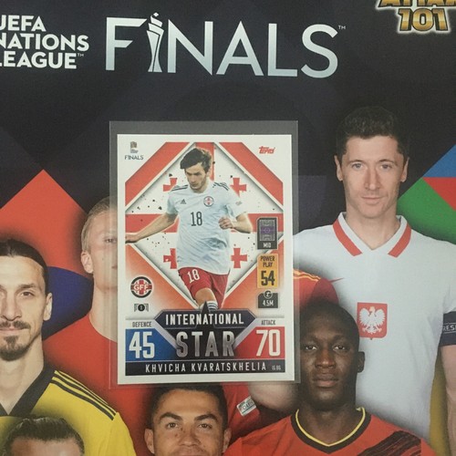 Topps rookie kvaratskhelia - topps,