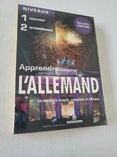 LOGICIEL DE PC " APPRENDRE L 'ALLEMAND " NIVEAU 1 & 2  NEUF