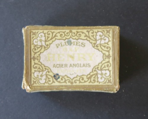 Boite plume henry acier - plume,