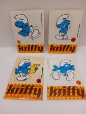 Lot 4 Stickers Schtroumpfs