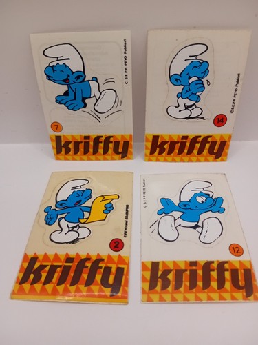 Lot stickers schtroumpfs - 4,