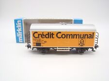 MARKLIN - HO - 4415 - SERIE SPECIALE - WAGON CREDIT COMMUNAL - SNCB - ANCIEN -