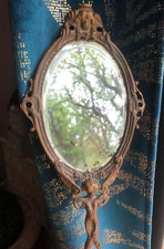 ANCIEN MIROIR FACE À MAIN EN
