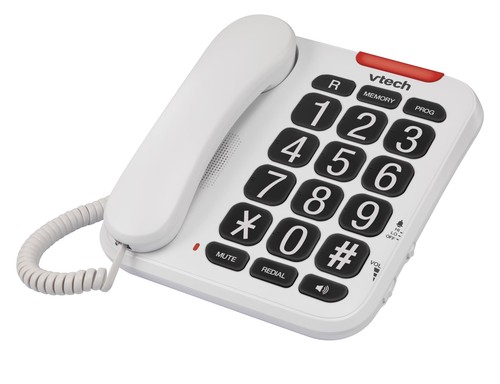 Téléphone filaire larges - téléphone,