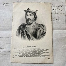 CPA Hugues Capet Carte Postale 1900 Antique Postcard PC
