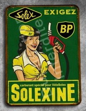 Plaque metal vintage Solexine