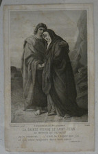 Pious image mortuary of the holy virgin and holy John, plockhorst