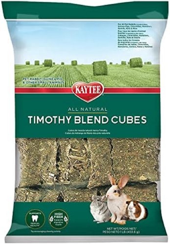Kaytee timothy hay blend - timothy, cubes