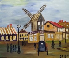 Peinture à lhuile sur toile 