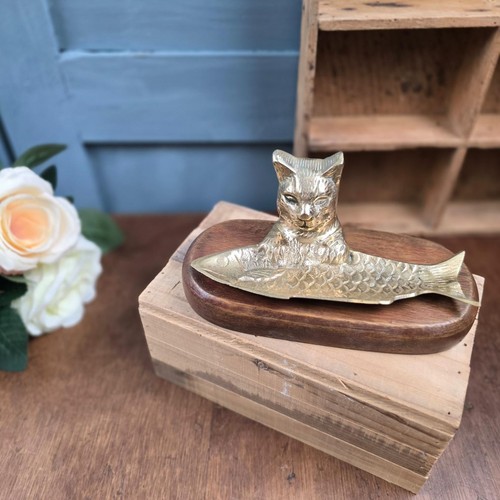 Vide poche vintage forme chat - vide-poche,