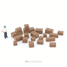 HO Lot de 20 Malles, 1/87 H0