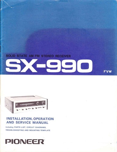 Manuel service pour pioneer - de,