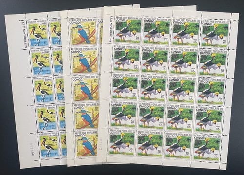 Congo 1976 437 439 planche - 1976, 437-439