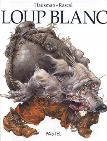 Loup blanc rascal - blanc,, et